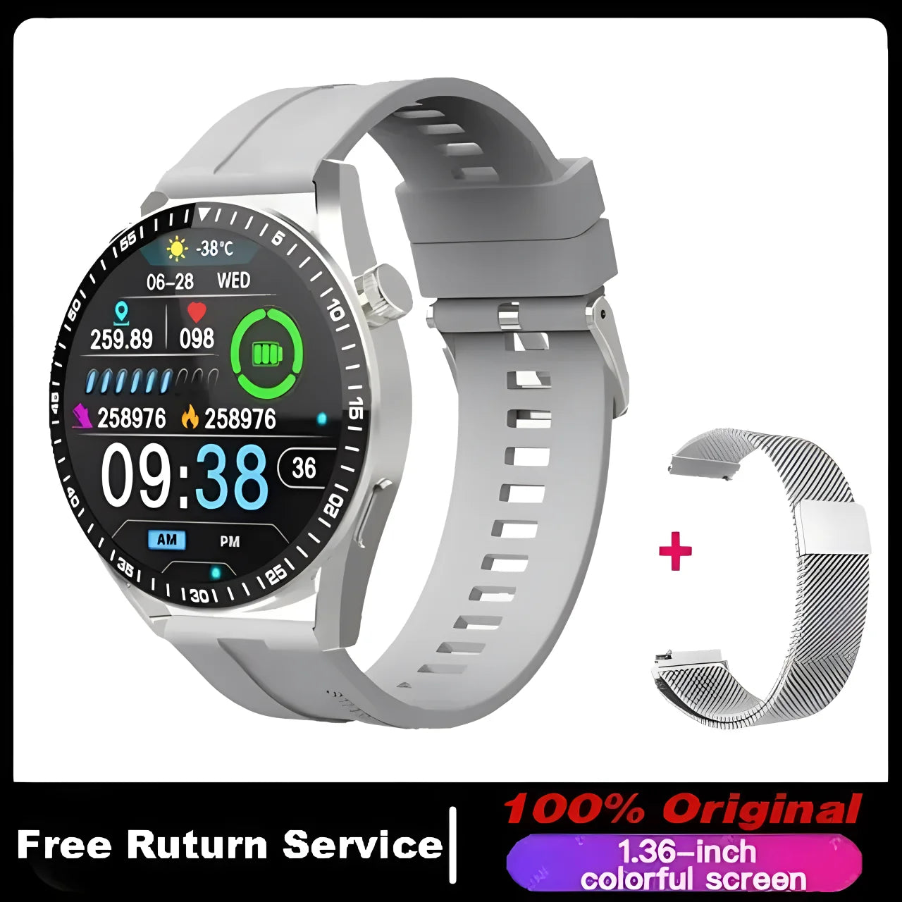 Pro Smart Watch Men Women AMOLED 420*420 HD Screen Heart Rate Bluetooth Call Waterproof relojes inteligentes SmartWatch 2023 Peaceful Pleasures Health and Wellness GraySemilan NEW GT3