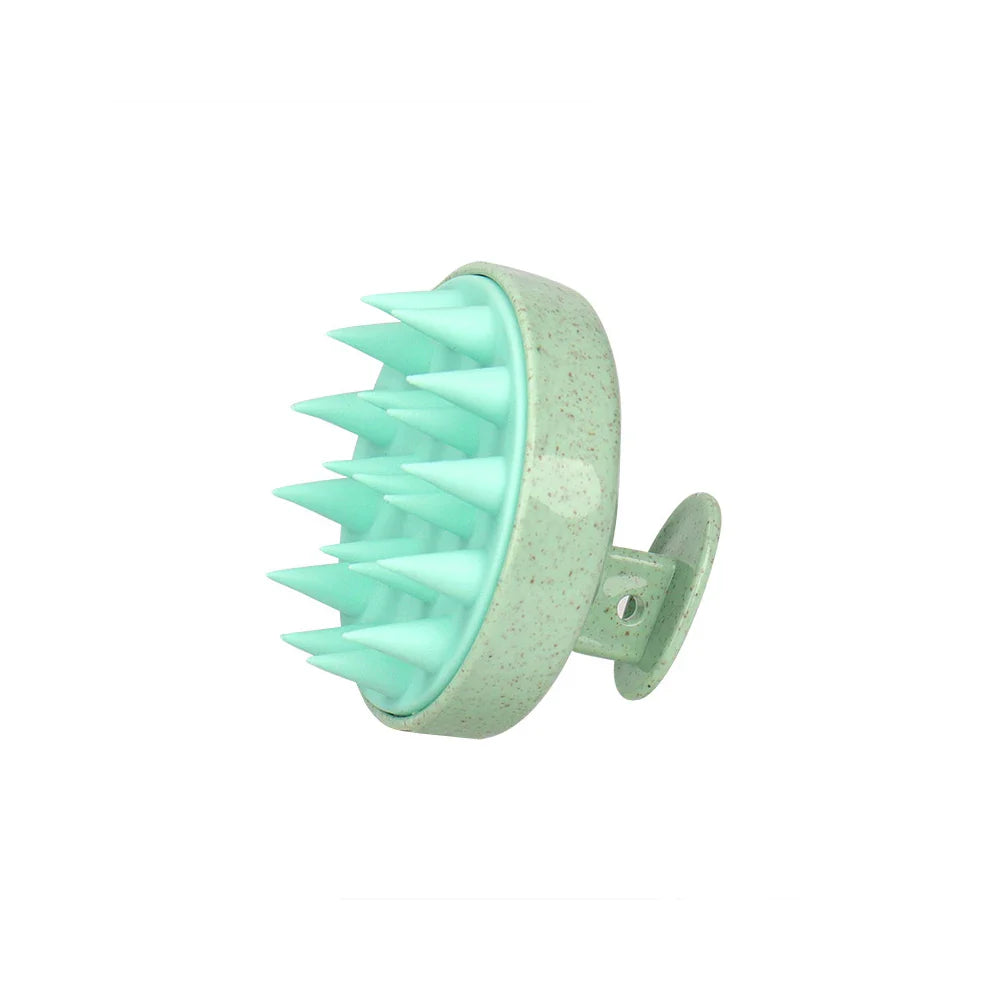 Silicone Scalp Massage Hair Wash Brush & Comb Set