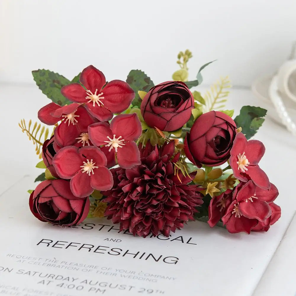 Artificial Silk Hydrangea Flowers – Wedding & Home Decor