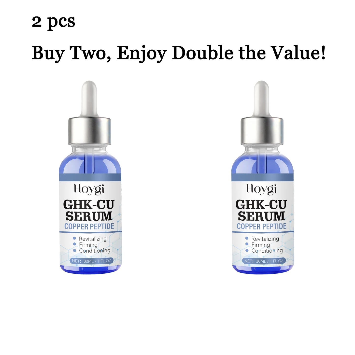 Hoygi Blue Copper Peptide Face Serum 30ml | Deep Moisturizing