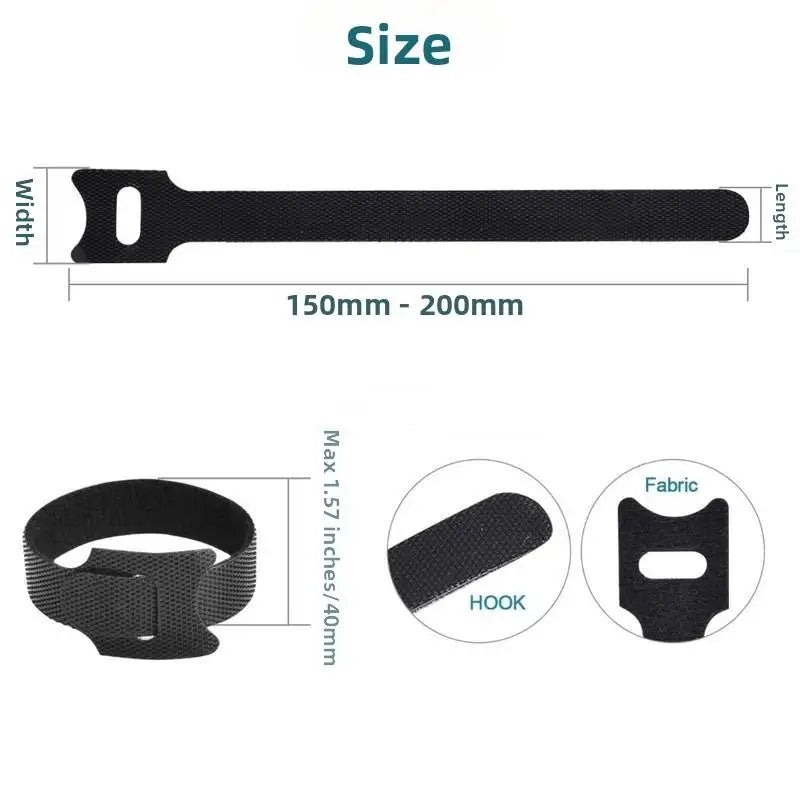 50pcs Reusable Cable For Untangled Cables Charging Cables And Other Cable Management Items Peaceful Pleasures Health and Wellness