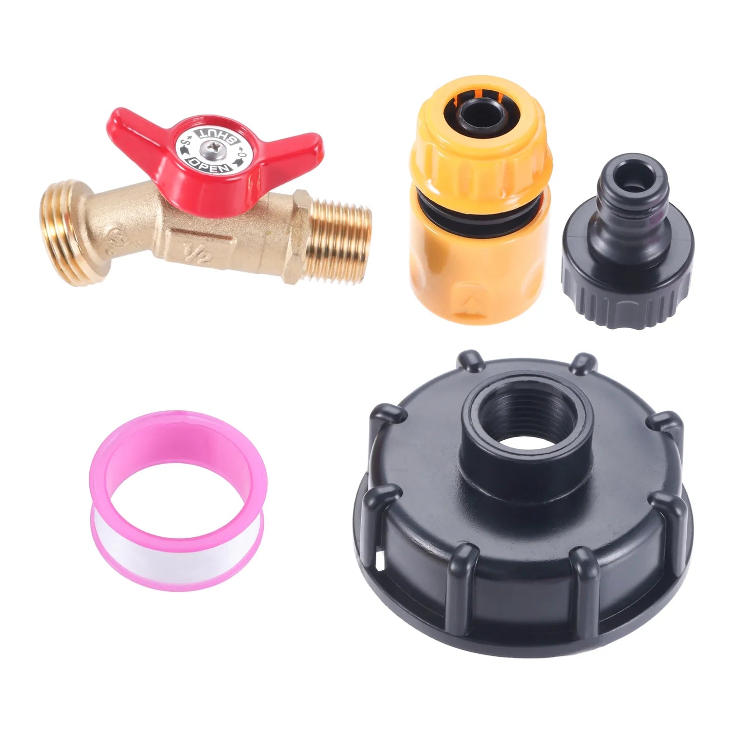 IBC Tote Adapter 2" Coarse Thread | Lead-Free Brass Garden Hose