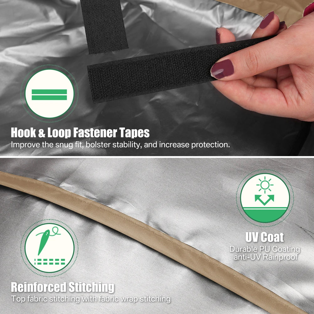 Waterproof BBQ Grill Cover | UV & Weather-Resistant 147x61x122cm