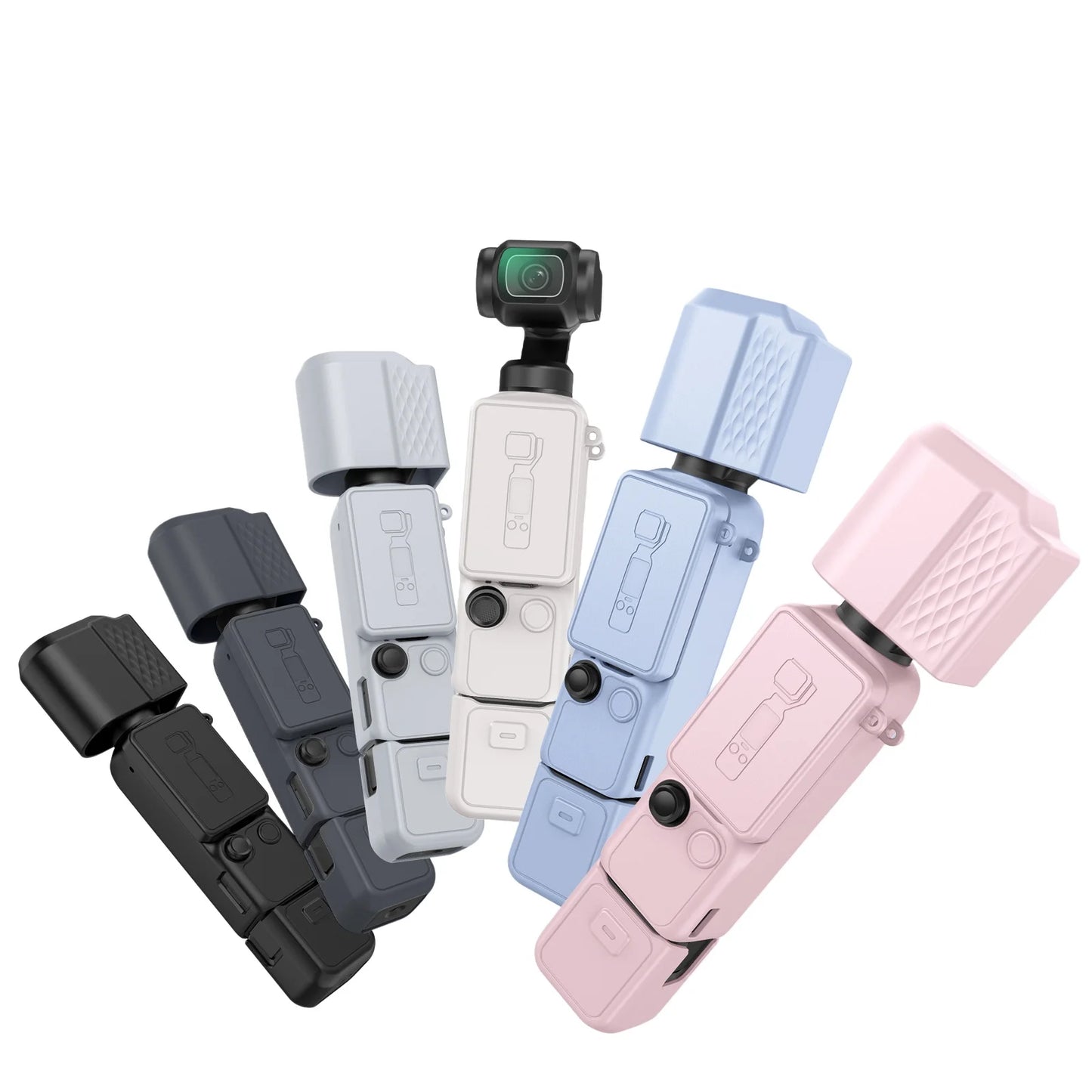 Colorful Silicone Protective Case For DJI Pocket 4 Camera Dustproof And Shock-Resistant Protective Case Peaceful Pleasures Health and Wellness