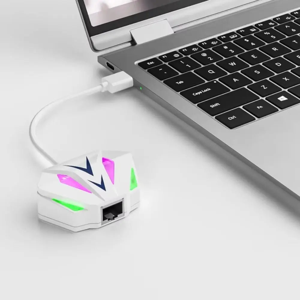 USB/Type-c USB To RJ45 Network Card 2-in-1 USB To 2.5G Type C Ethernet Adapter High Speed Drive Free USB To Network Port Peaceful Pleasures Health and Wellness