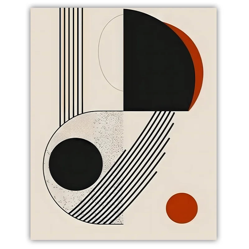 Abstract Geometric Minimalist Canvas Wall Art | Modern Poster Canvas Wall Art Print Peaceful Pleasures Health and Wellness 01 40x60cm No Frame China Mainland