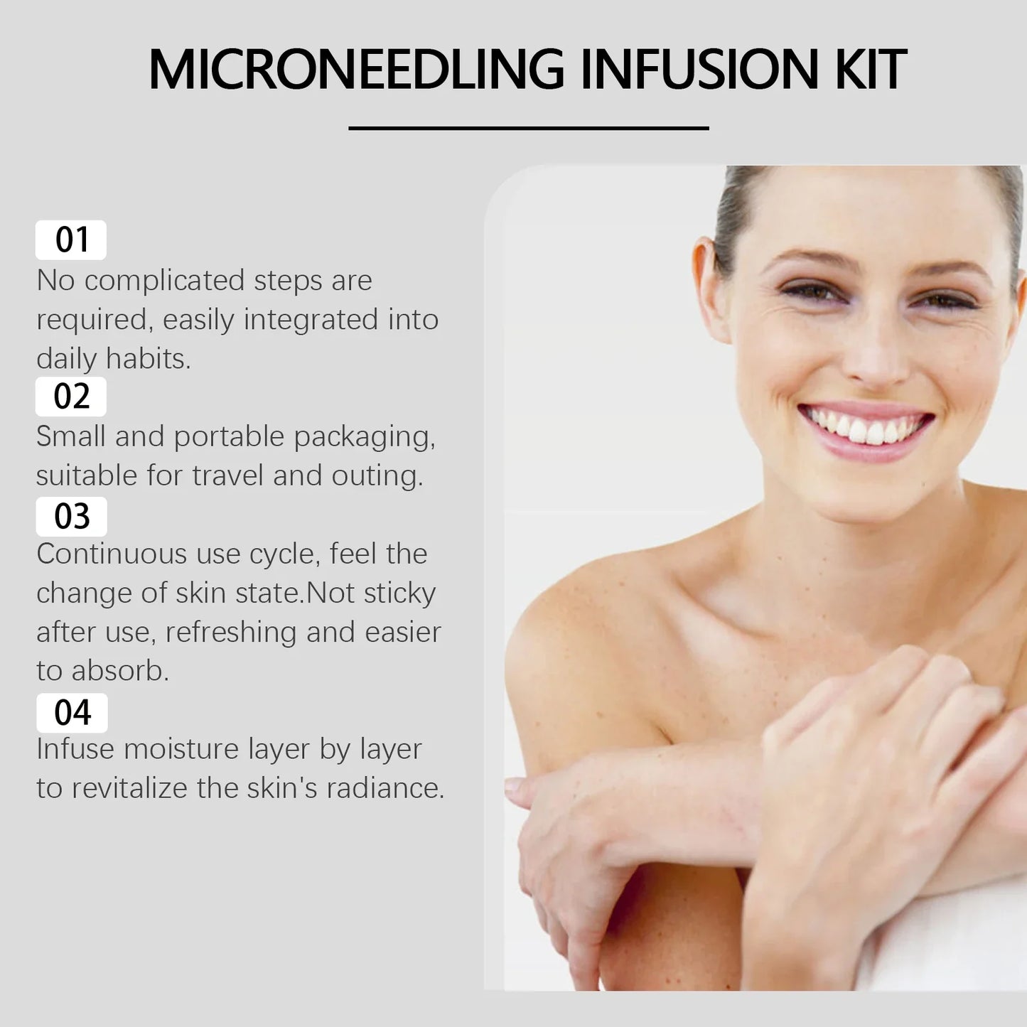 Hyaluronic Acid Facial Roller Set – Daily Hydration & Cleansing