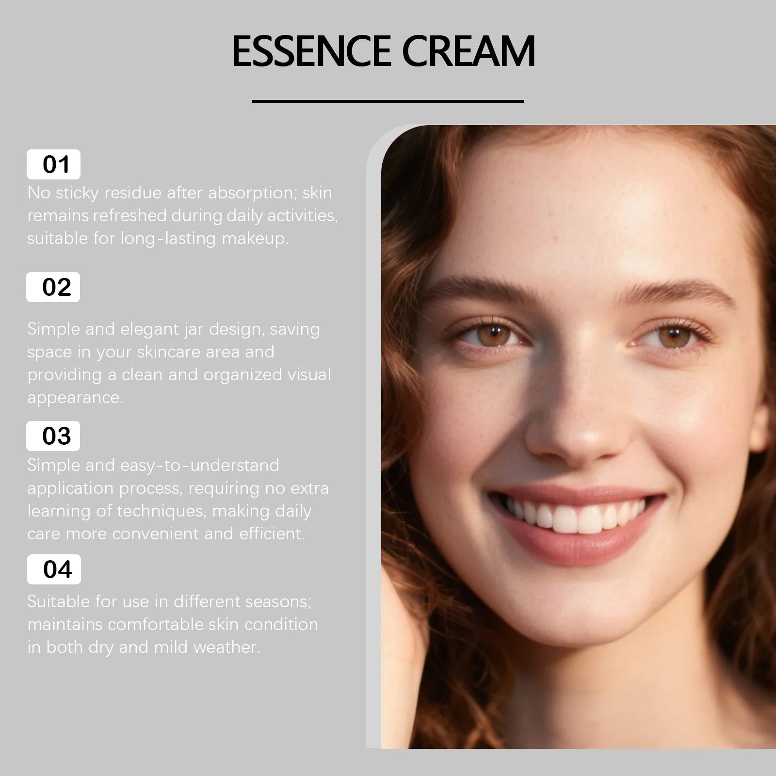 Peptide Collagen Firming Essence Cream Moisturizing Fade Fine Lines Rejuvenating Stabilizing Repairing Smoothing Wrinkle Cream Peaceful Pleasures Health and Wellness