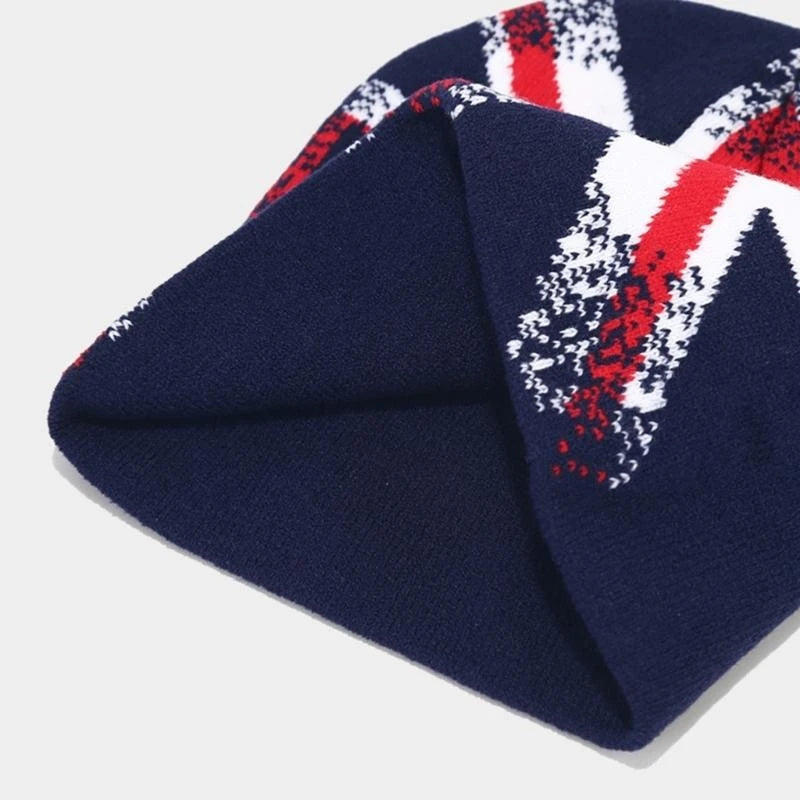 Unisex Knit Patterned Beanie | Winter Skullcap Streetwear Hat
