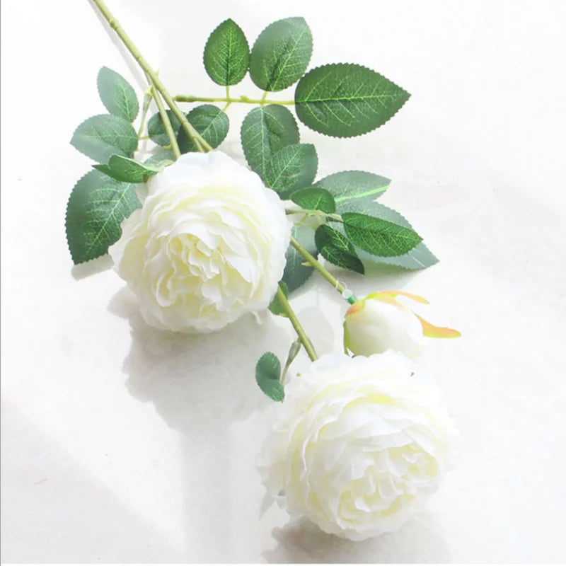 Artificial Silk Peony Bouquet | Wedding & Home Décor Flowers