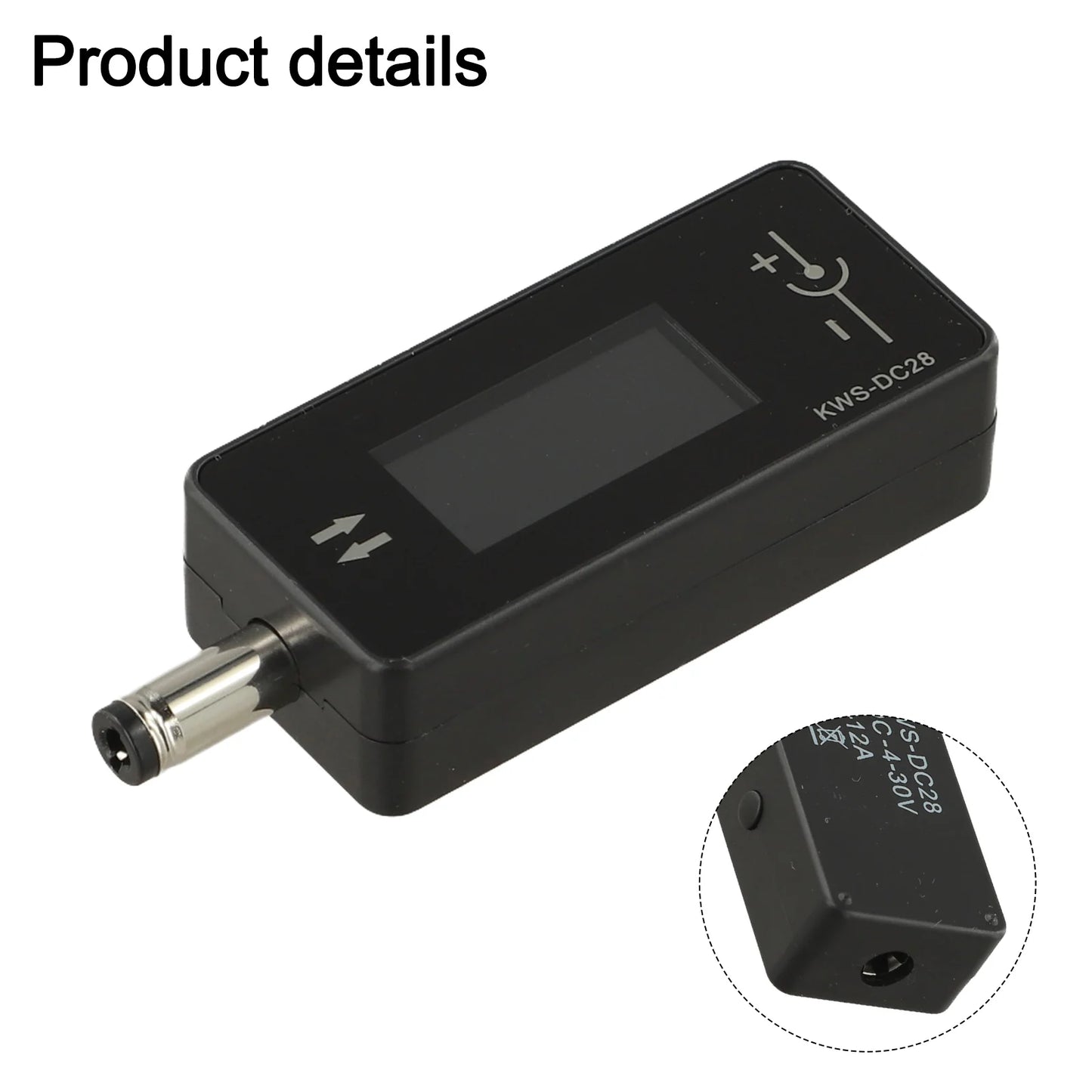 KWS DC28 Charging Tester Current Voltage Power Meter Computer Monitor
