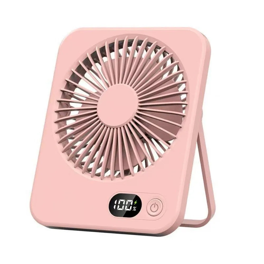Portable USB Rechargeable Desktop Fan | 5-Speed Mini Table Fan