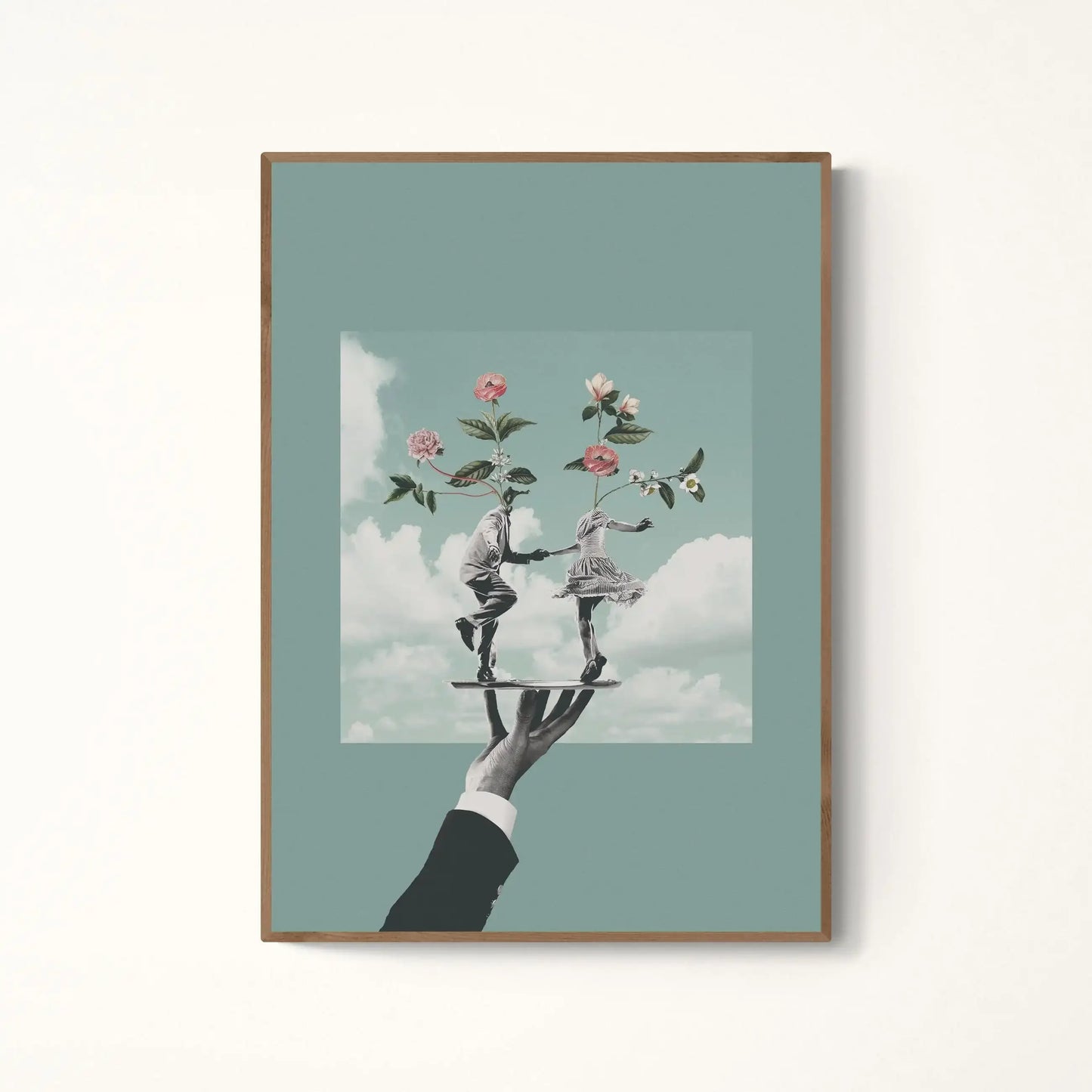 Abstract Modern People Philosophy Canvas Wall Art Print | Decor
