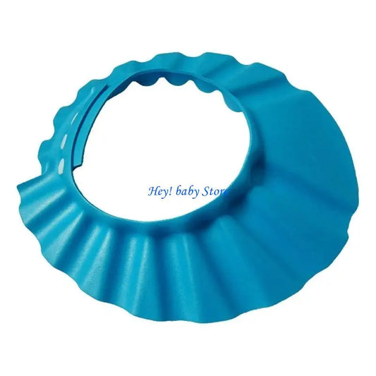 Adjustable Baby Shower Cap – Eye & Ear Protection for Kids Baby Bath Cap Peaceful Pleasures Health and Wellness Blue CN