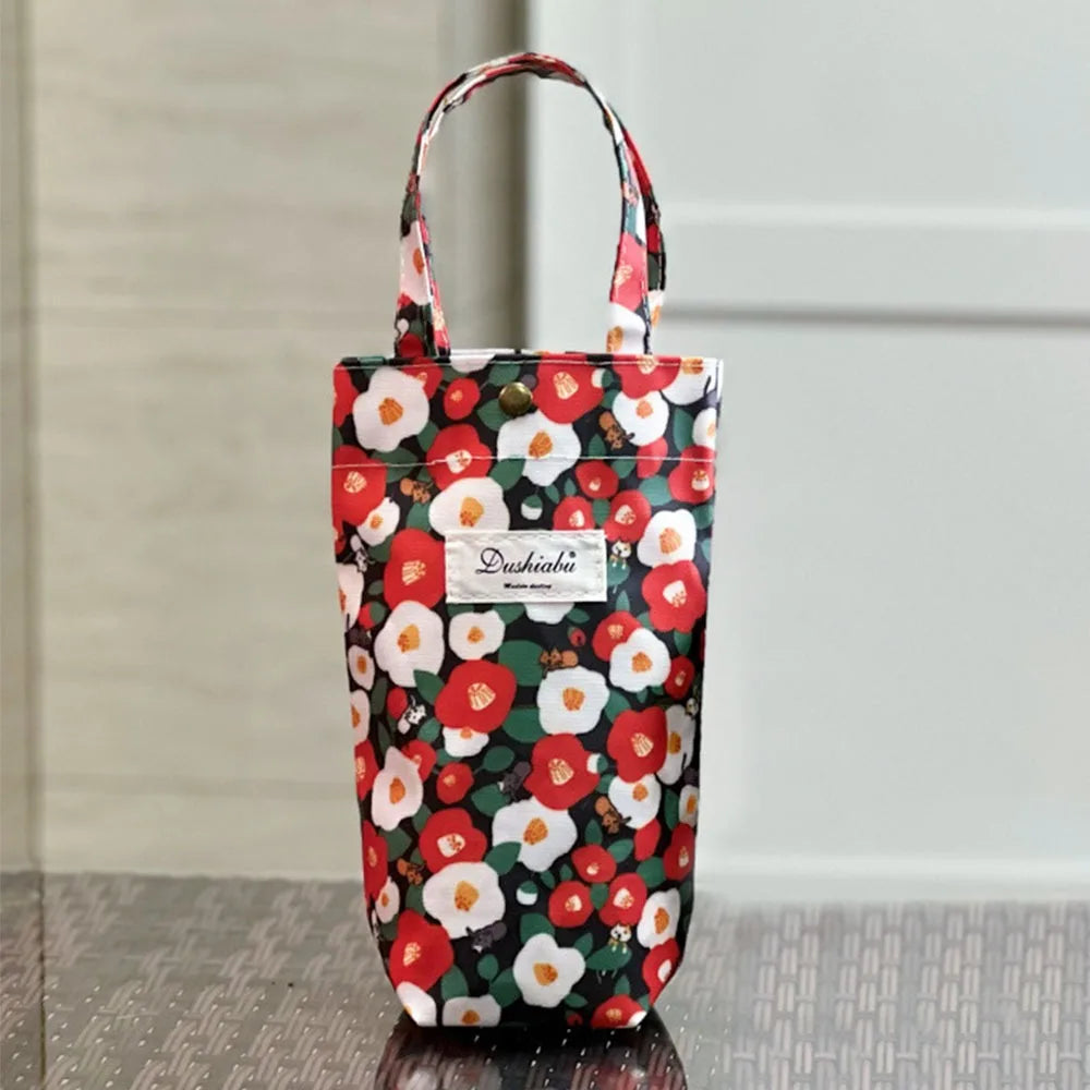 Cute Insulated Water Bottle Carrier Pouch | Cup Sleeve Bag