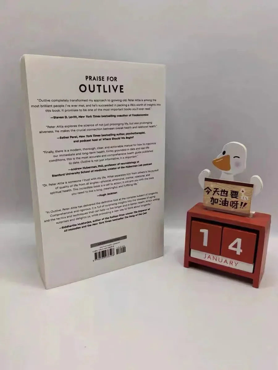 Outlive Peter Attia Science Art Longevity Book English