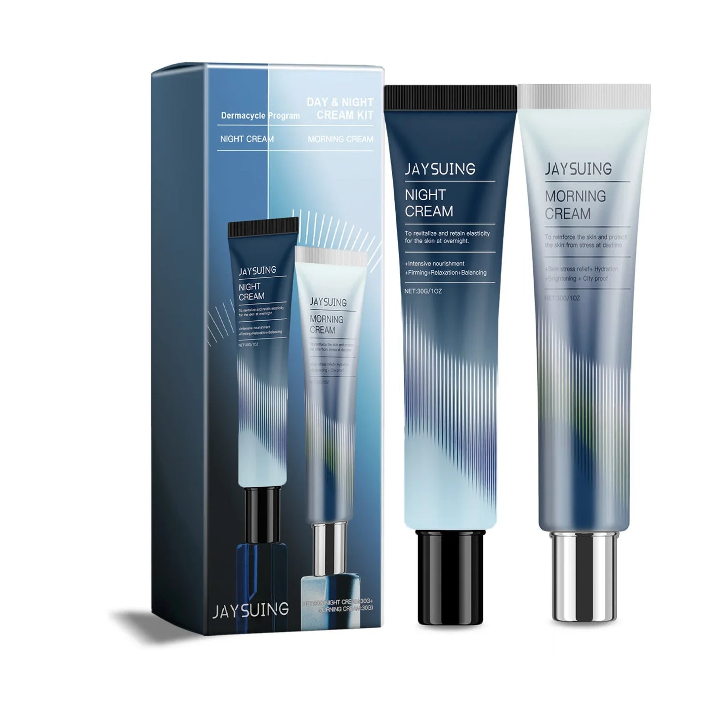 Jaysuing Day & Night Face Cream Set – Brighten, Firm & Hydrate