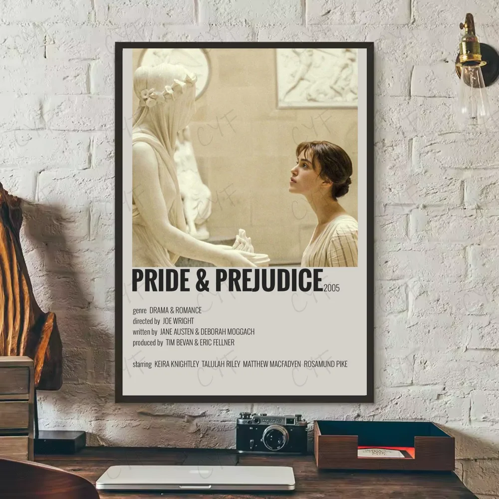 Pride & Prejudice HD Wall Poster – Waterproof PVC Art Print Wall Art Poster Peaceful Pleasures Health and Wellness z11 30X40cmNoframe
