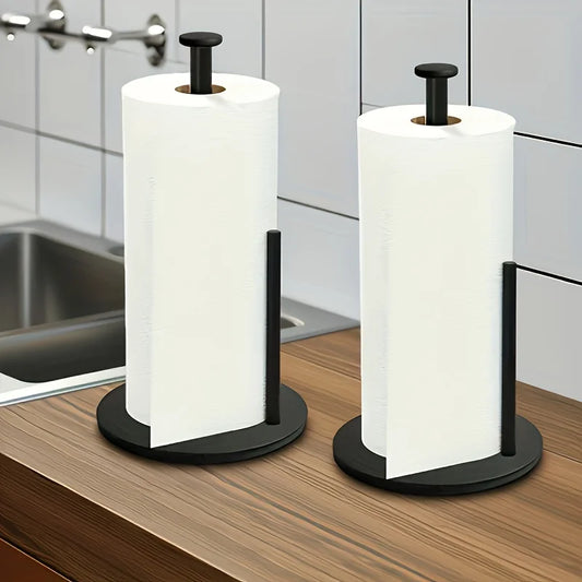 Stainless Steel Paper Towel Holder | Weighted Base Countertop