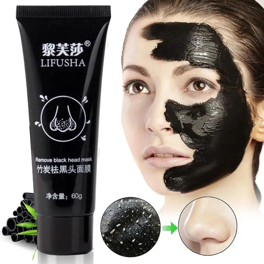 Bamboo Charcoal Peel-Off Mask – Deep Clean Blackhead Remover