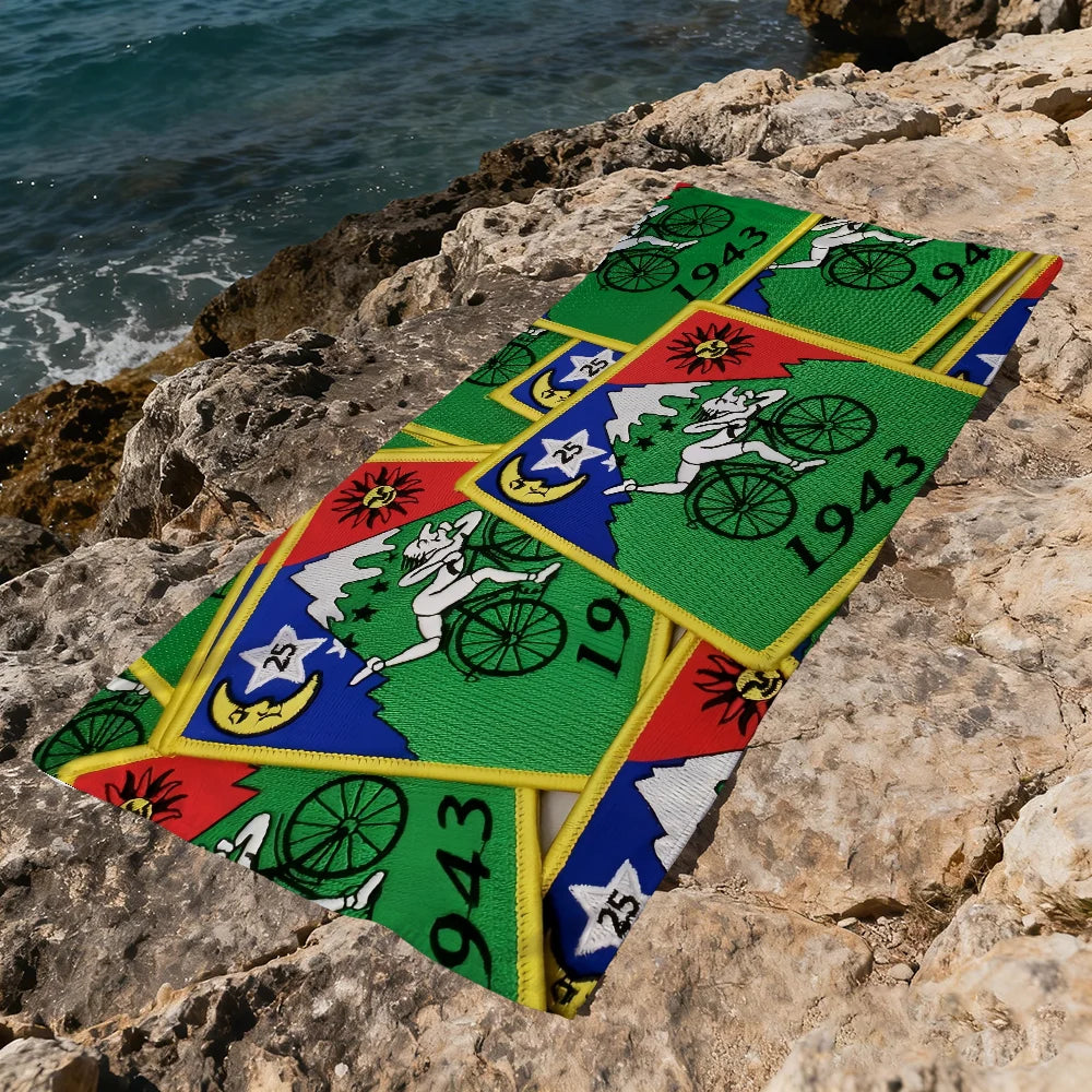 LSD 1943 Albert Hofmann Quick-Dry Beach Towel | Travel & Gym