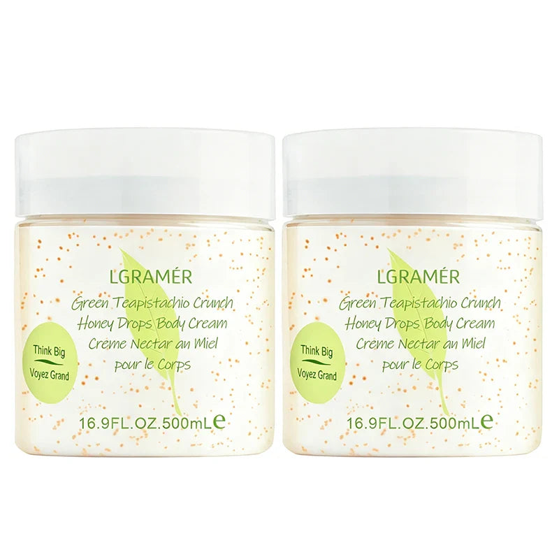 Green Tea Honey Body Cream – 24-Hour Moisturizing Lotion 500ml