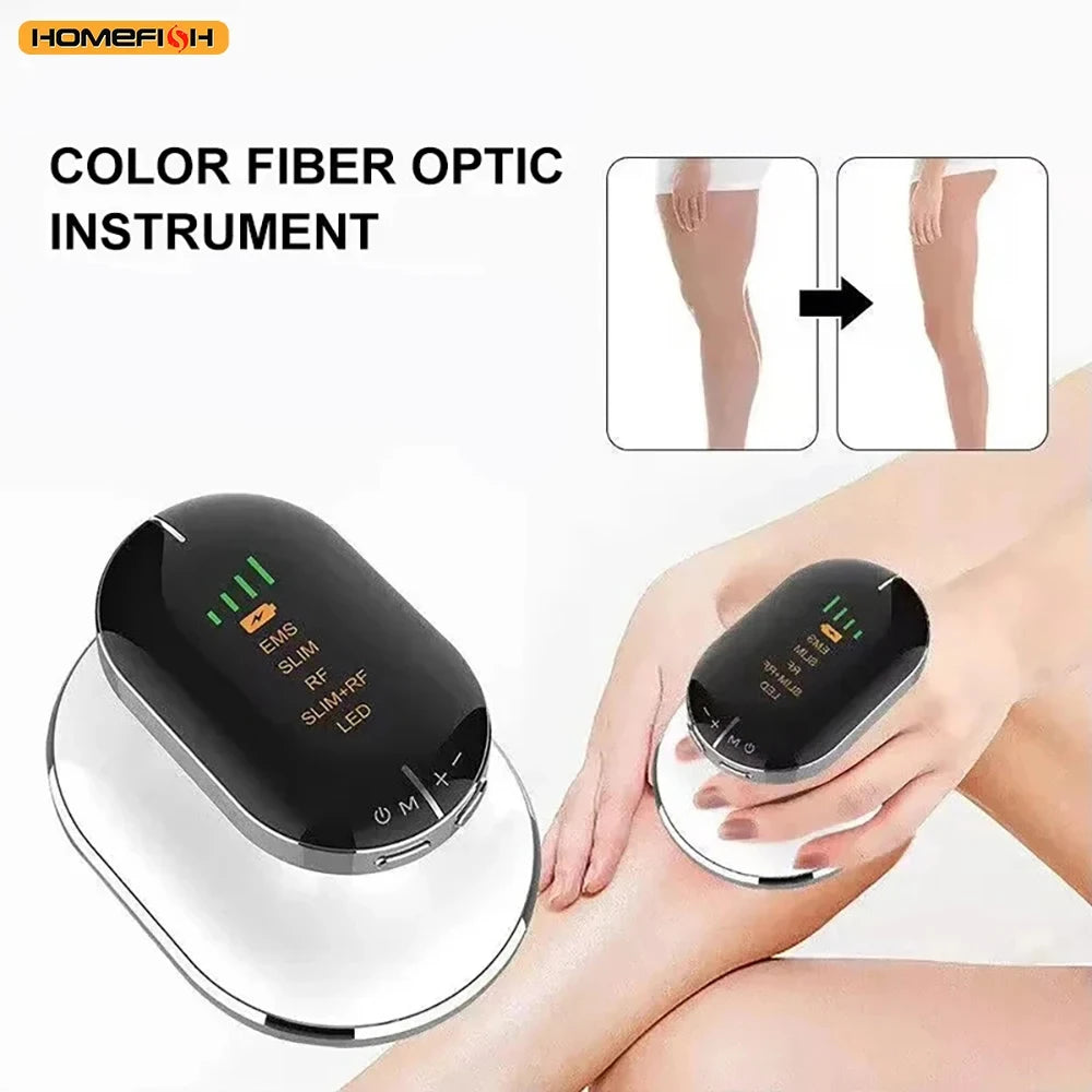 Smart Cordless Body Shaping Tool - Electric Massage Belt for Belly, Waist, Thighs & Buttocks Sculpting with Adjustable Intensity Peaceful Pleasures Health and Wellness