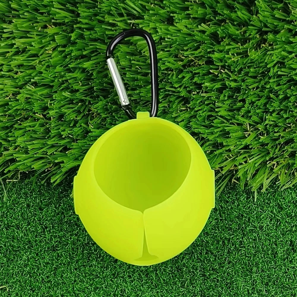 Silicone Park Golf Ball Holder Cover 60mm | Clip-On Sleeve