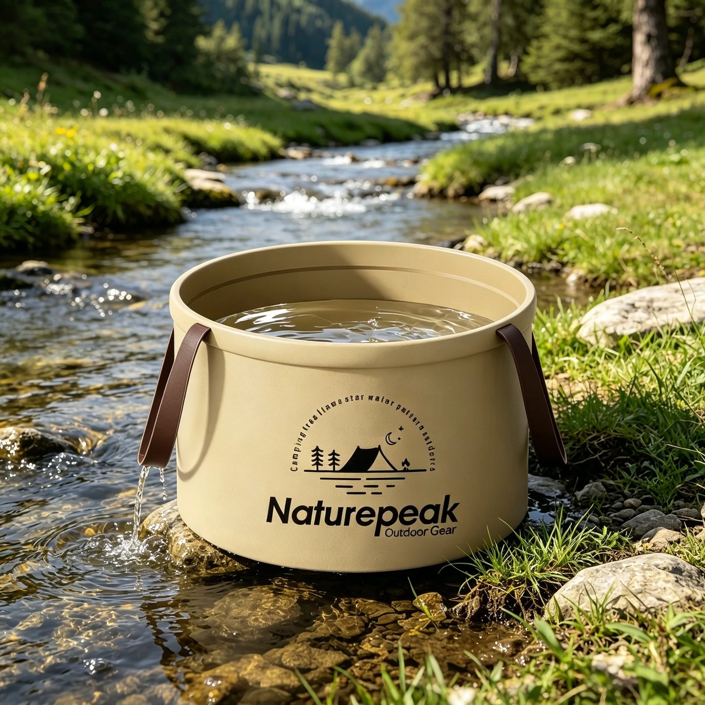 6L Collapsible Bucket with Handle | Portable Folding Wash Basin