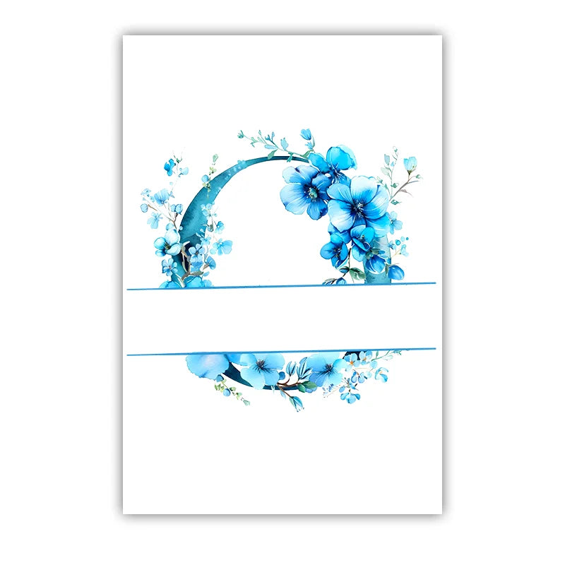 Custom Name Nursery Wall Art | Nordic Animal Canvas Print