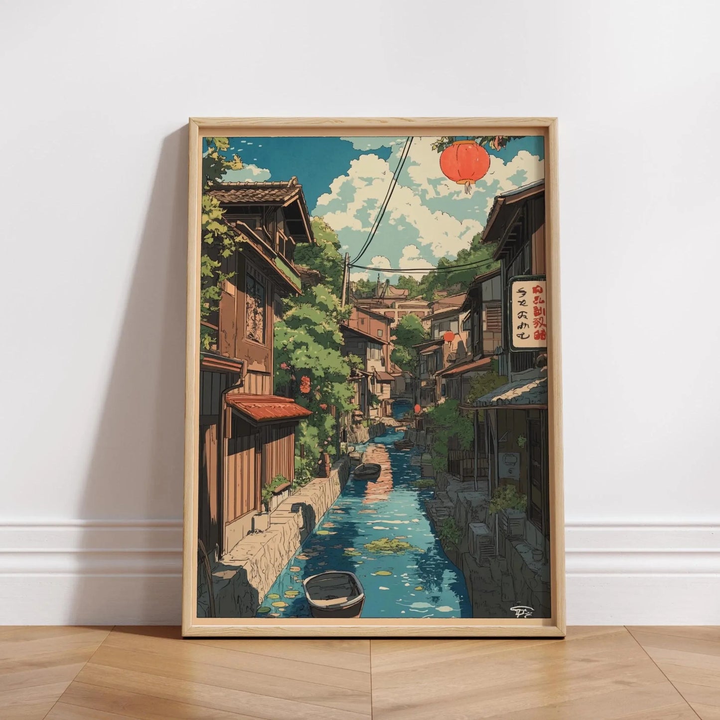 Anime Ramen Shop Canvas Print | Tokyo Street Wall Art