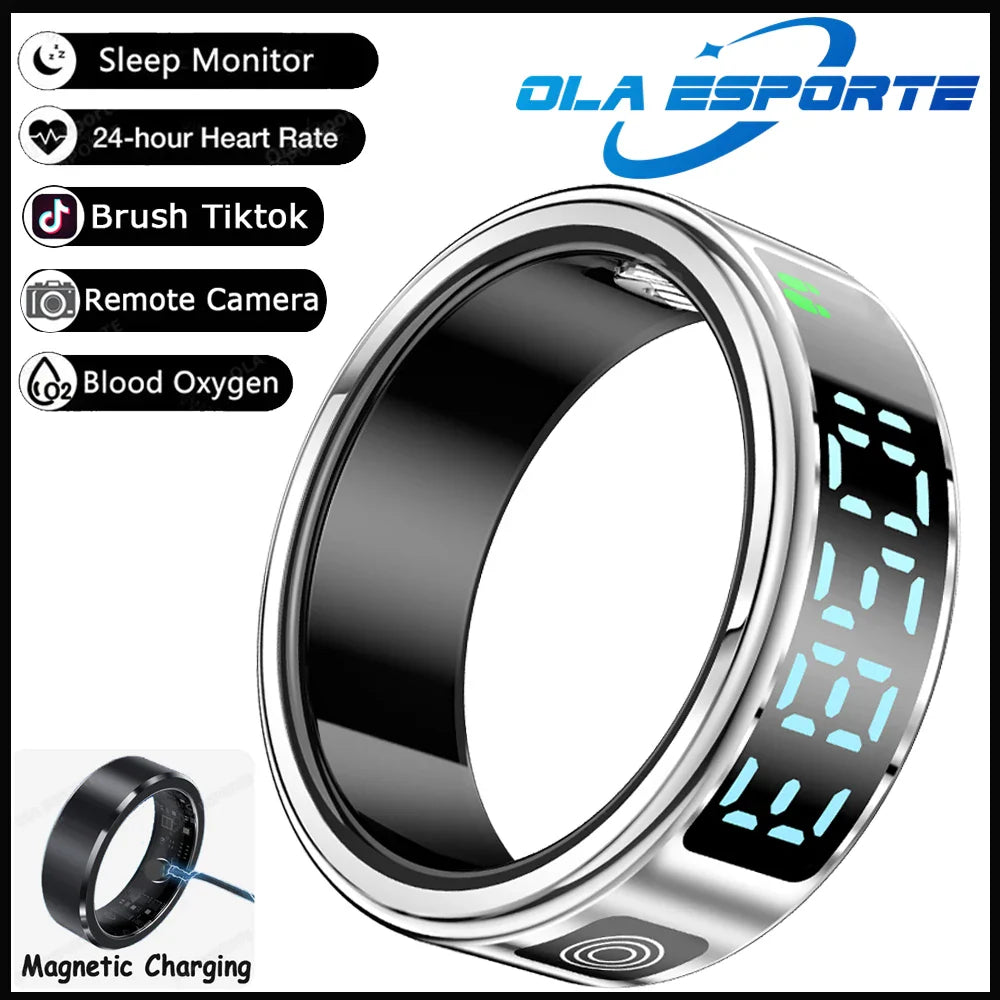 Smart Ring – Heart Rate, SpO2, Sleep Tracker & Gesture Control