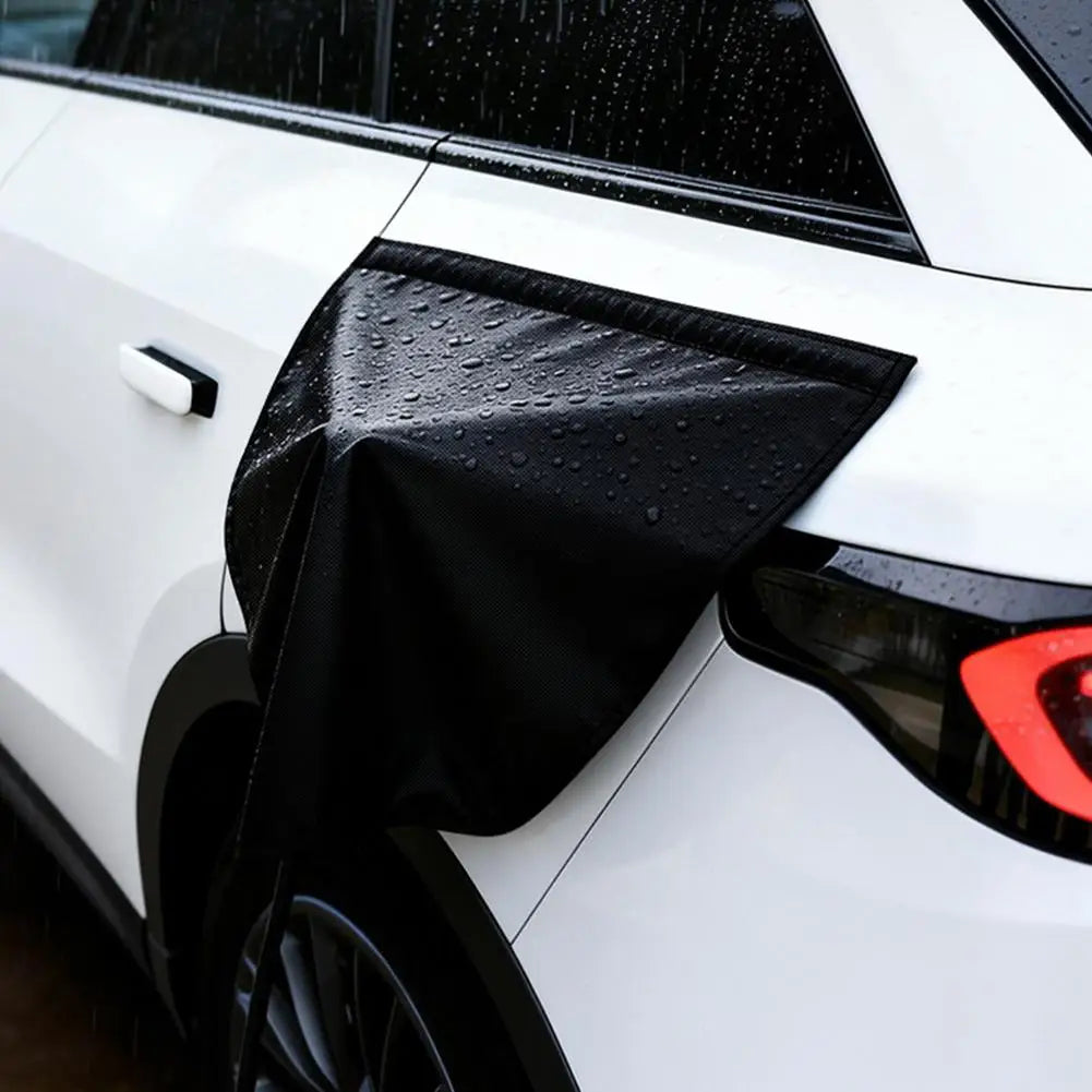 EV Charger Port Cover Rainproof Magnetic Charging Port Cover Snow Rain Sun Protection for Electric Cars Outdoor Waterproof Peaceful Pleasures Health and Wellness