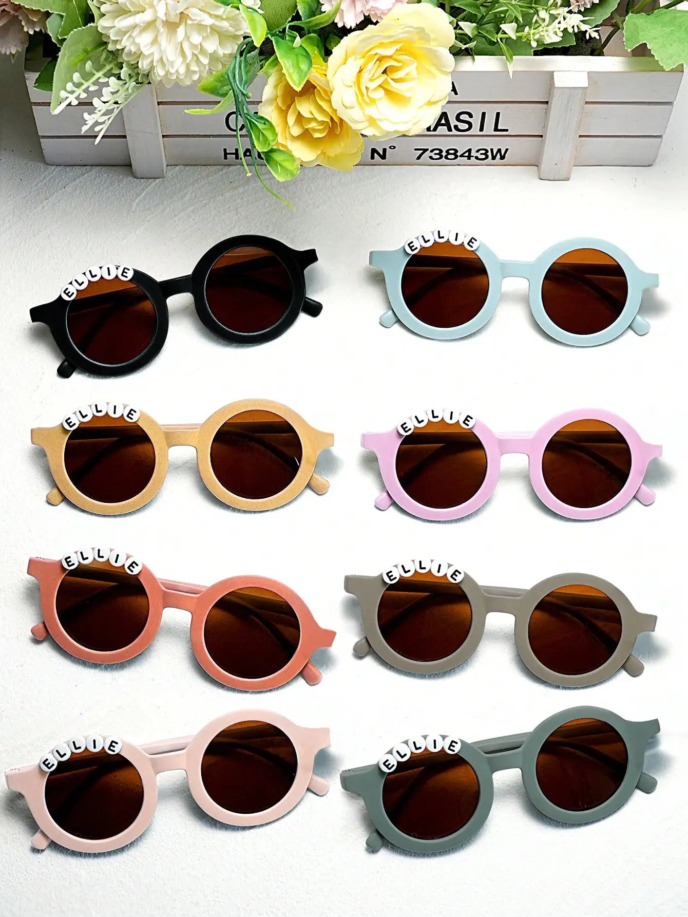 Custom Name Kids Party Glasses – Photo Prop & Birthday Favor