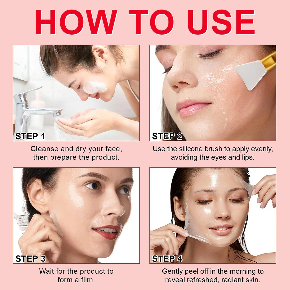 Collagen Peel-Off Face Mask – Deep Hydration & Anti-Aging
