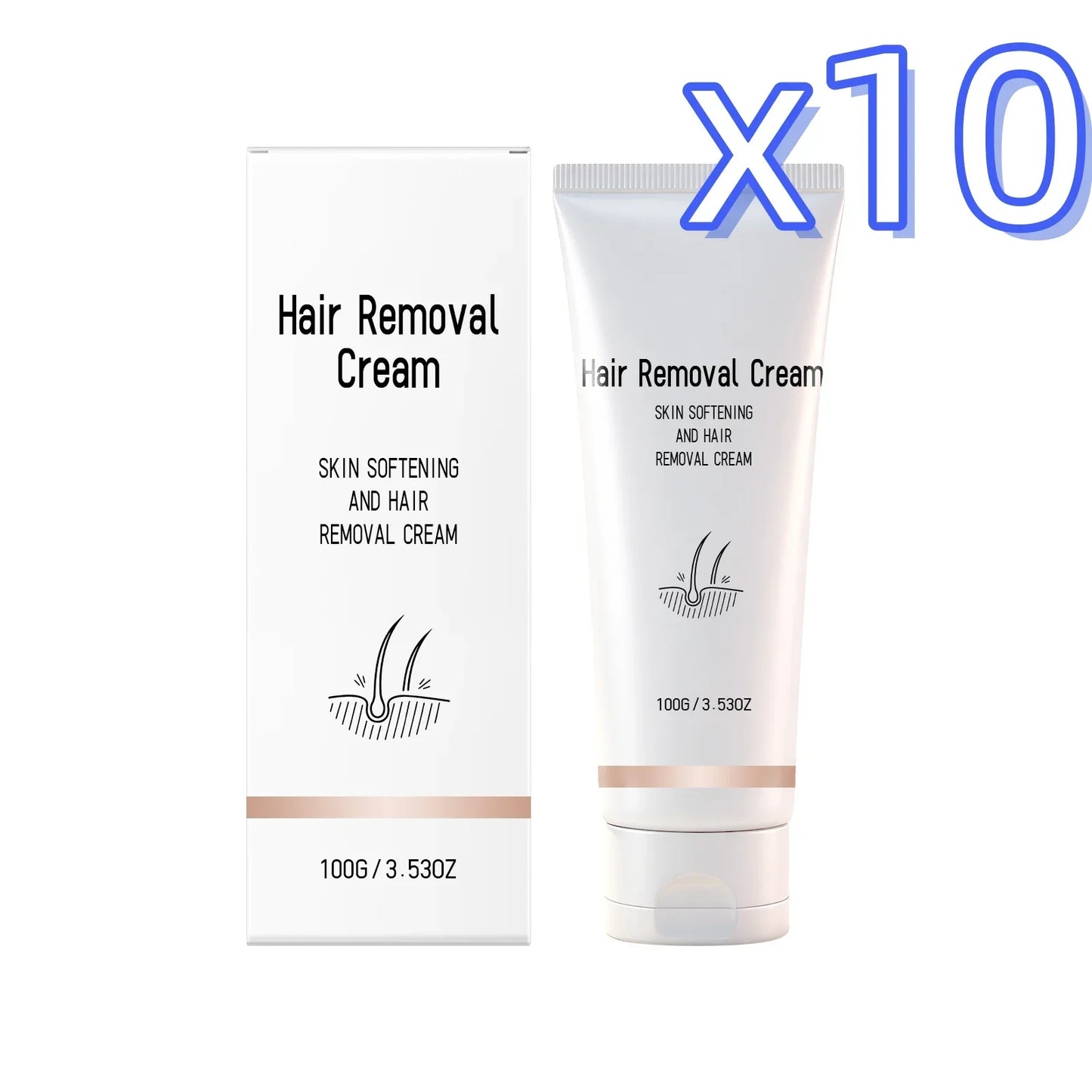 Gentle Painless Hair Removal Cream – Nourishing 100g
