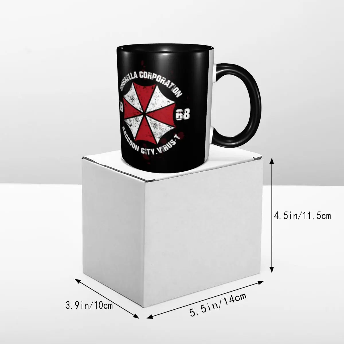Umbrella Resident Evils 4 Game Coffee Mug DIY Custom Ceramic Mug Creative Present Peaceful Pleasures Health and Wellness