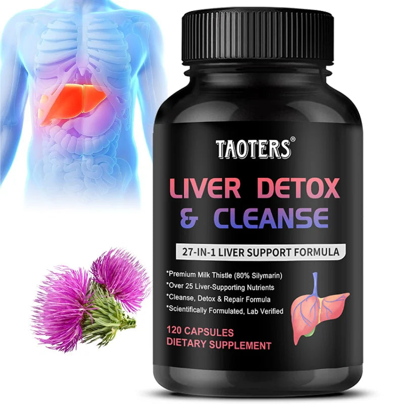 27-in-1 Liver Cleanse Capsules | Milk Thistle & Artichoke