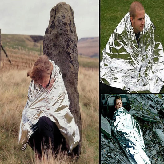 Reusable Thermal Emergency Blanket | Camping & Survival Survival Blanket Peaceful Pleasures Health and Wellness