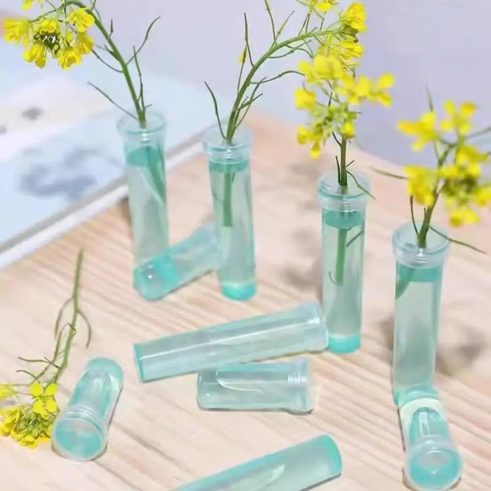 PVC Flower Fresh-keeping Tube Transparent Portable Plant Nutrition Tube 4cm/7cm Water Storage Container Floral Packing Supplies Peaceful Pleasures Health and Wellness