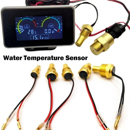 50K Water Temperature Sensor 12V/24V Universal NPT Fit Water Temperature Sensor Peaceful Pleasures Health and Wellness