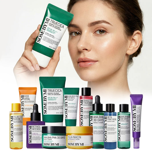 SOME BY MI AHA BHA PHA 30 Days Miracle Skin Care Lotion Face Cream and Cleanser Made from Tea Tree Leaf Water for Sensitive Skin Peaceful Pleasures Health and Wellness