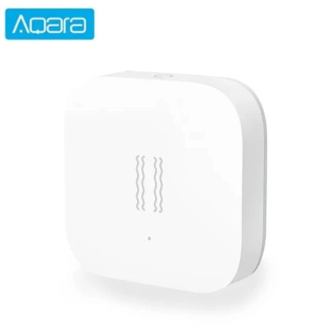 Aqara Smart Vibration Sensor Zigbee Motion Shock Sensor Detection Alarm Monitor Built In Gyro For Xiaomi Mijia Homekit Smarthome Peaceful Pleasures Health and Wellness 1Pcs Vibraton Sensor