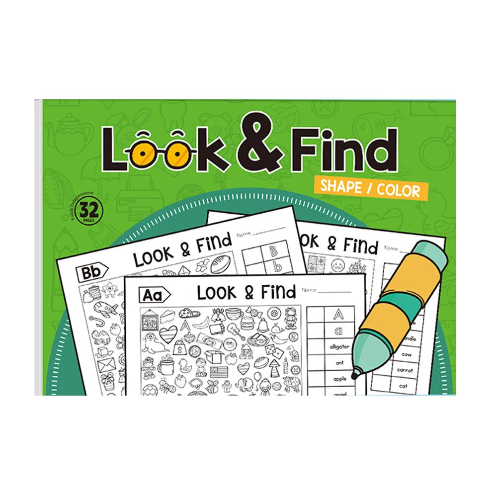 Kids Finding Item Fun Coloring Book Drawing Picture Interactive Game