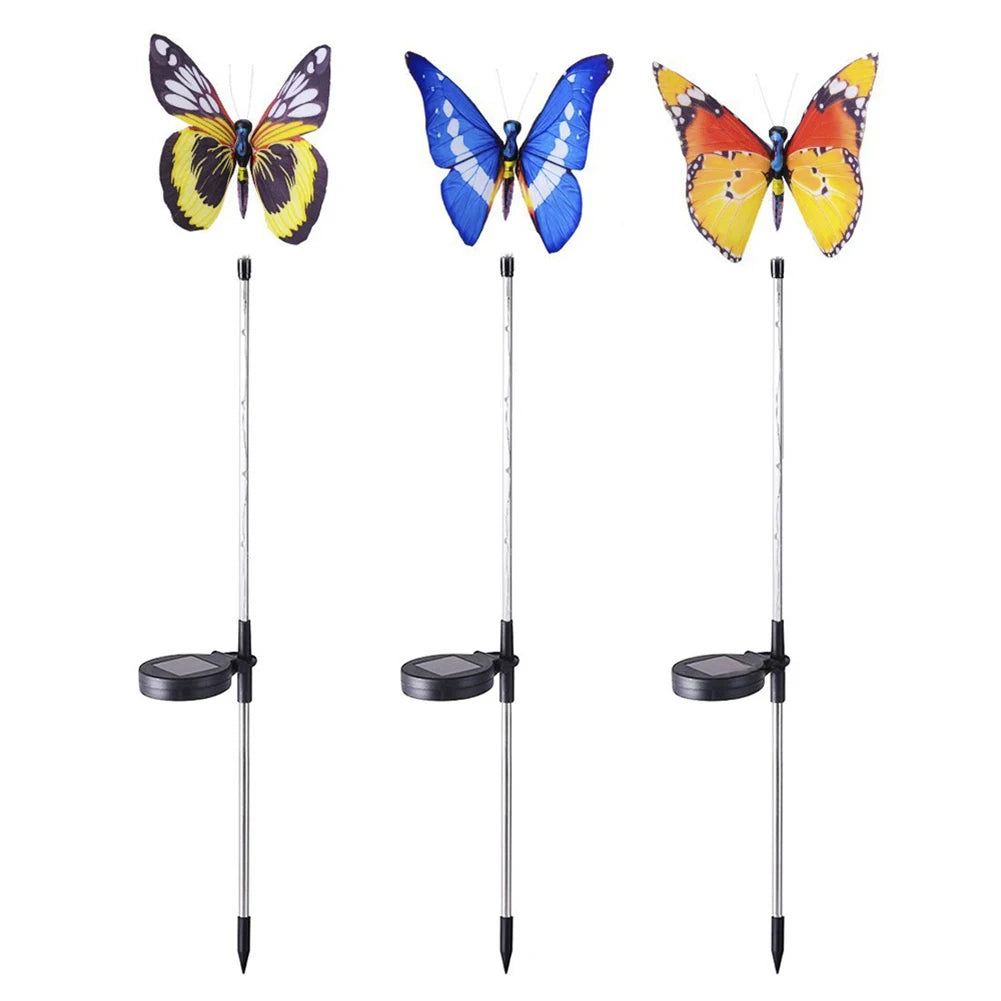 Solar Butterfly Garden Lamp | Lawn & Walkway Landscape Light