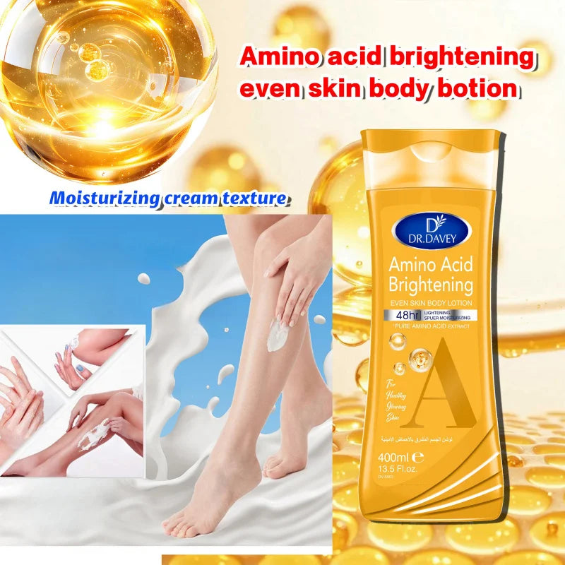 DR.DAVEY Amino Acid Body Oil & Lotion Set – Hydrating 2PCS