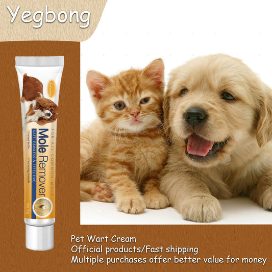 YEGBONG Pet Wart & Mole Removal Cream – 20g Skin Repair Pet Skin Cream Peaceful Pleasures Health and Wellness Default Title
