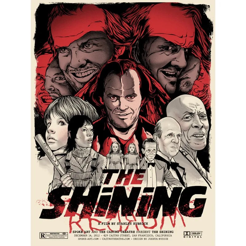 The Shining Horror Movie Canvas Wall Art Poster | Unframed Print