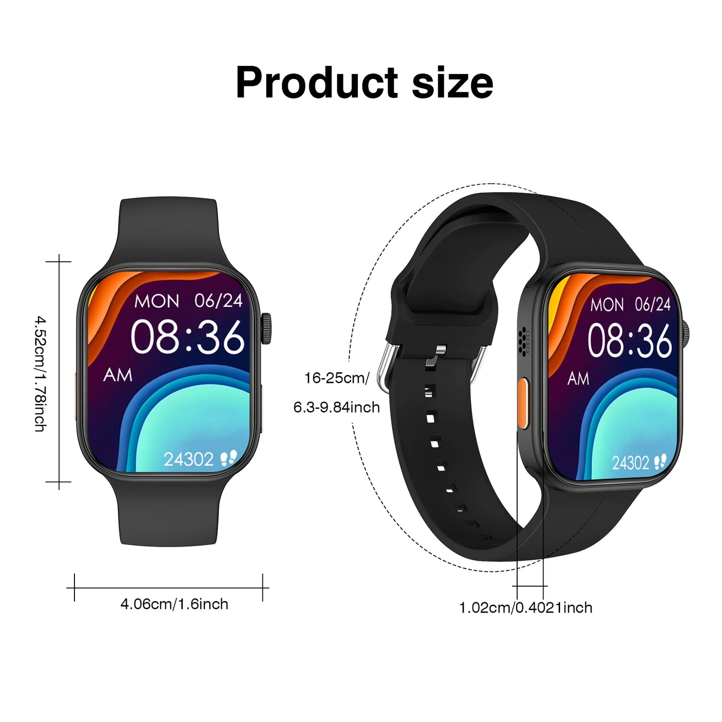 LOMAXFR Smart Watch 2.02" HD – Calling, Fitness & Music Control