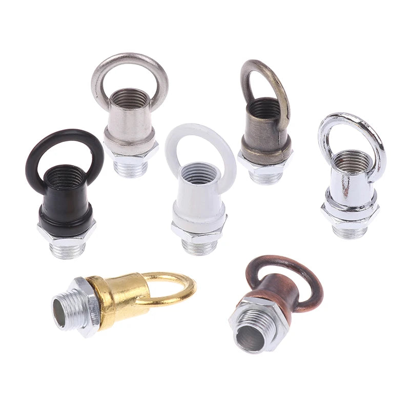 Retro Zinc Alloy Light Hook 10MM Thread M10 Antique Vintage Metal Ceiling Rose Light Base Chandelier Hook Light Adapter Fitting Peaceful Pleasures Health and Wellness